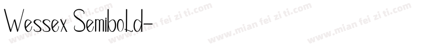 Wessex Semibold字体转换